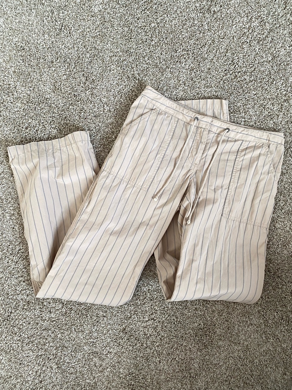 Vintage Striped Flare Pants